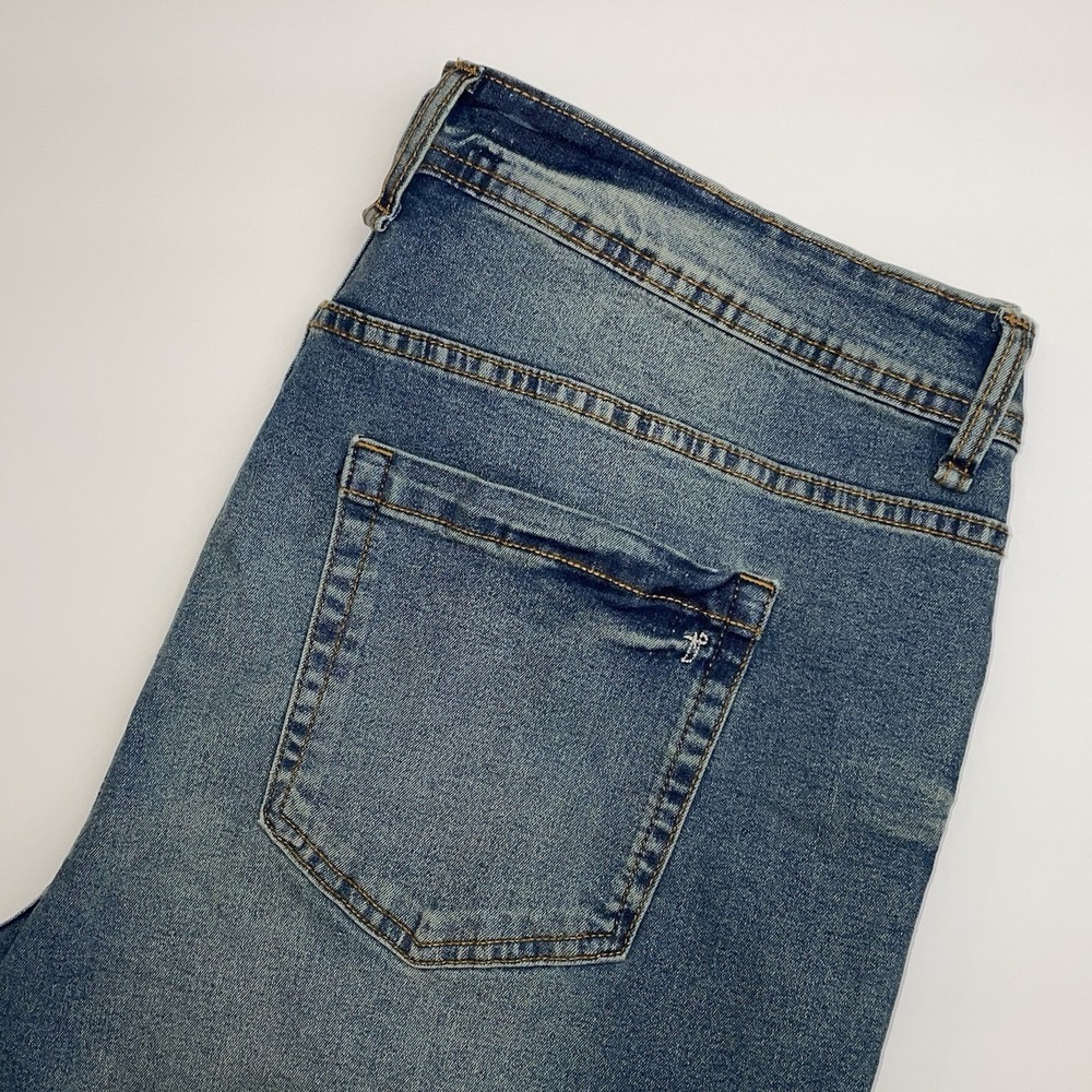 The Perfect‎ Jean NYC Bootcut Jeans Mens 38x30 Blue Stretch Denim Medium Wash